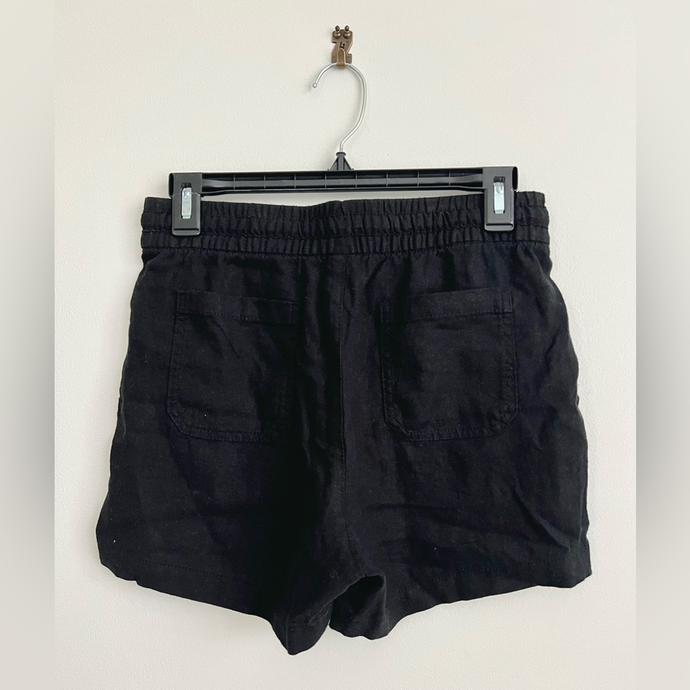 NWT Old Navy Black Linen Shorts - Picture 2 of 2